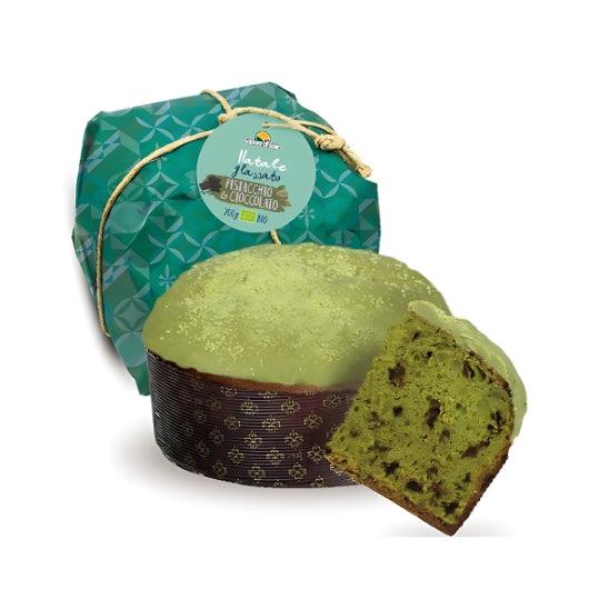 Natale Glassato Pistacchio e Cioccolato 700 Gr